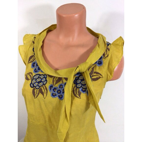 Anthropologie Floreat Blouse Top Womens 2 - Picture 2 of 7